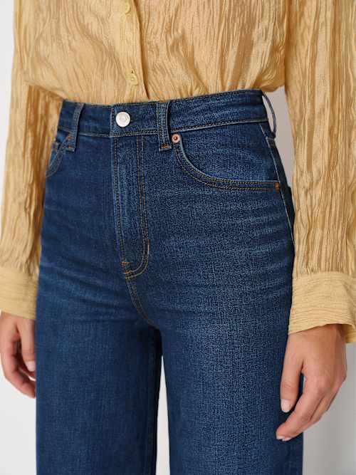 Reformation Bex Super Stretch High Rise Wide Leg Jeans