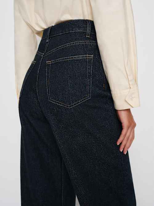 Reformation Cary High Rise Slouchy Wide Leg Jeans Ondine