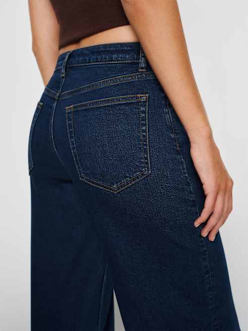 Reformation Greta Super Stretch Low Rise Wide Leg Jeans