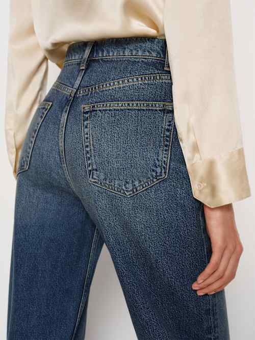 Reformation Harriet High Rise Relaxed Straight Jeans