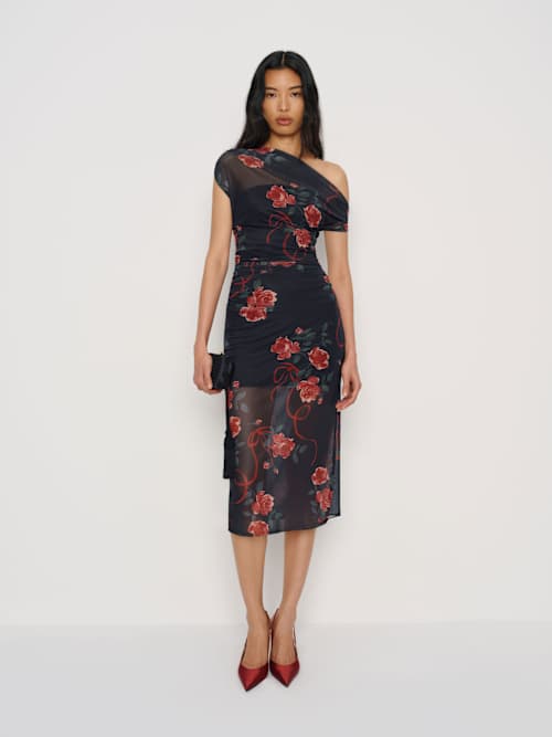 reformation Adrielle Knit Dress