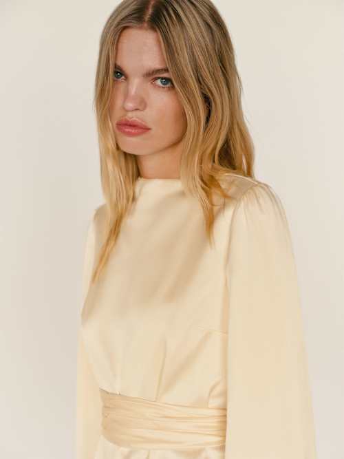 Reformation Astrid Silk Dress