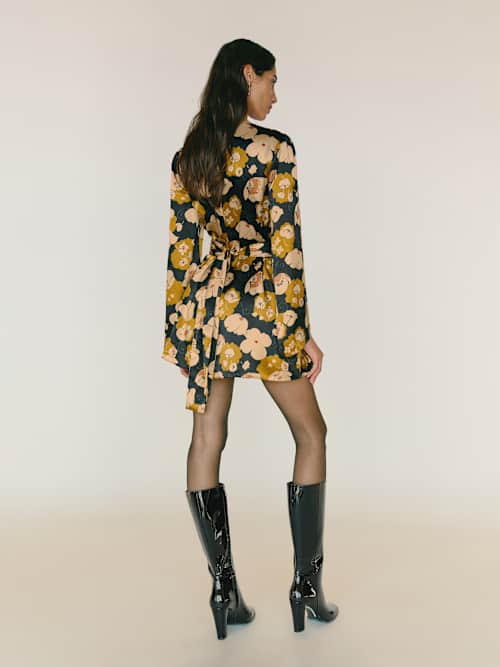 Reformation Astrid Silk Dress