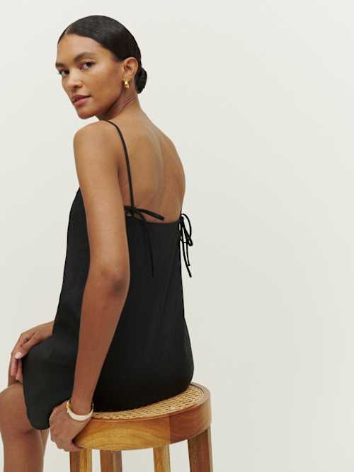 Reformation Aubree Linen Dress