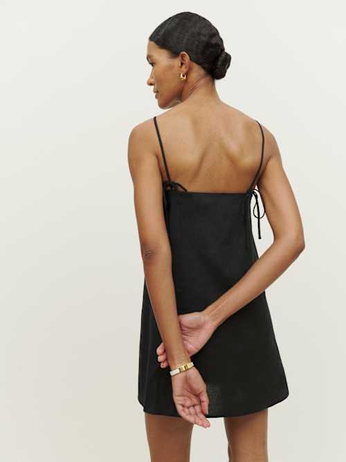 Reformation Aubree Linen Dress
