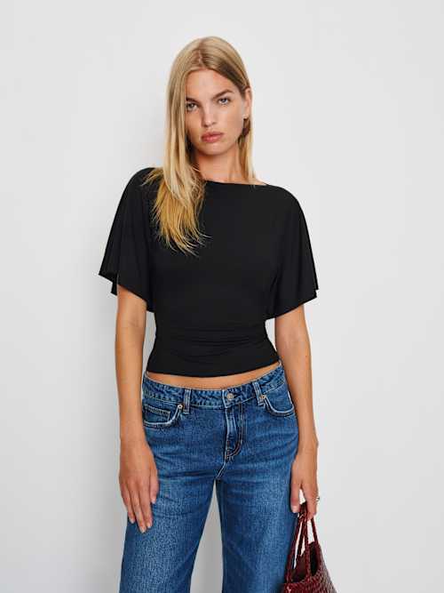 Reformation Avery Knit Top
