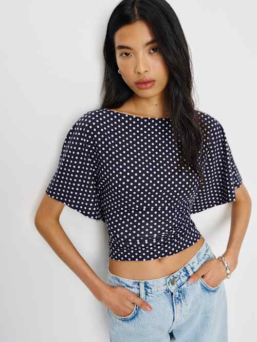 Reformation Avery Knit Top