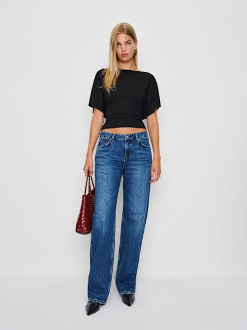 reformation Avery Knit Top