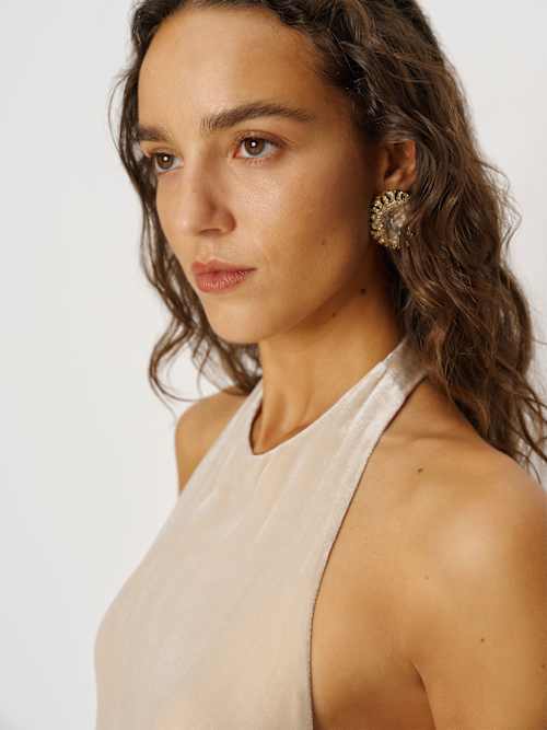 Reformation Avielle Velvet Dress