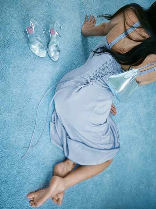 Reformation Britney Satin Dress