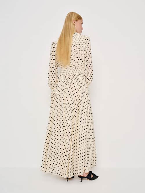 Reformation Brown Sugar Ruffle Dress