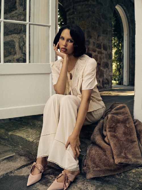 reformation Buttercup Hour Pj Set