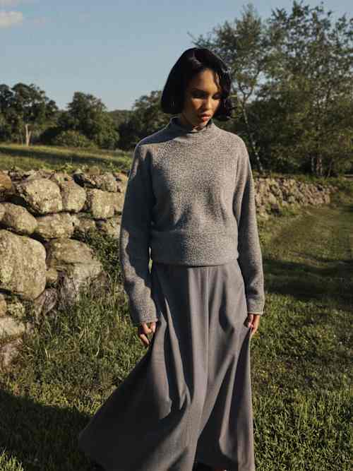 reformation Chamomile Regenerative Wool Sweater