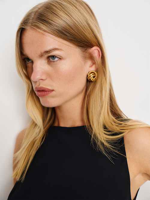 Reformation Dale Dress Black