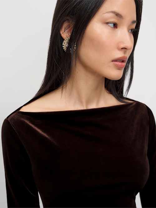 Reformation Donya Velvet Dress