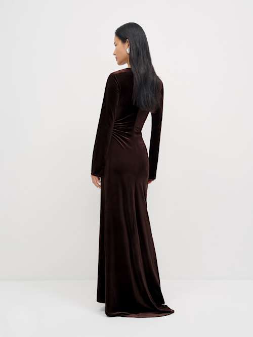 Reformation Donya Velvet Dress