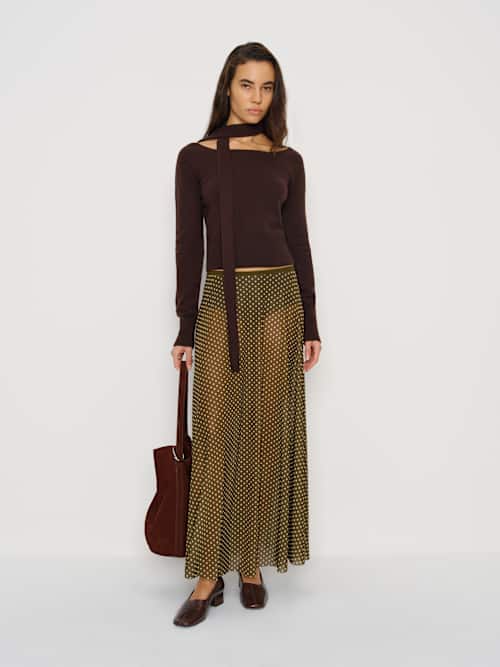 reformation Ellie Knit Skirt