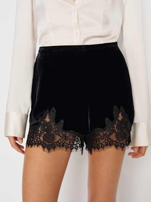 Reformation Fern Velvet Short