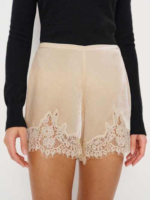 Reformation Fern Velvet Short