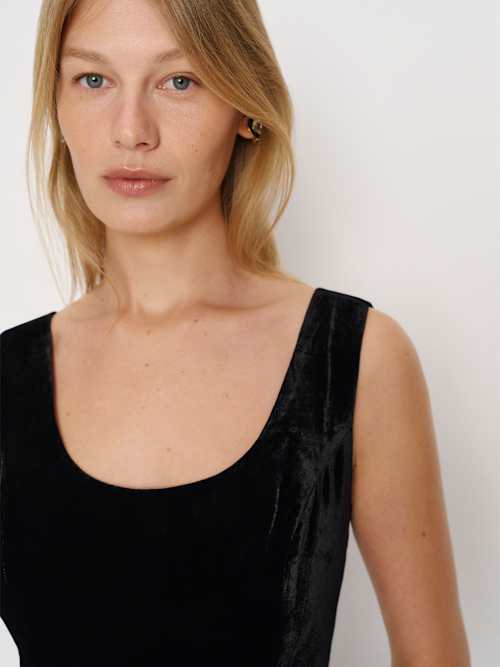 Reformation Franceska Velvet Dress