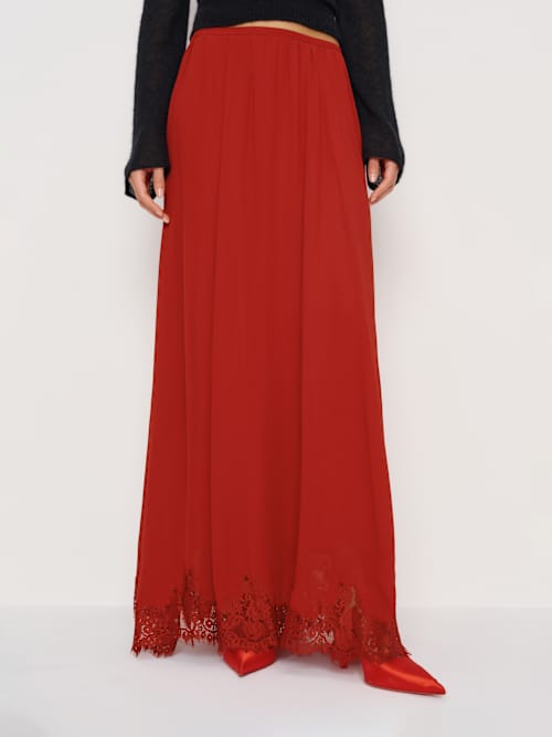 Reformation Gemma Skirt Sangre Lace