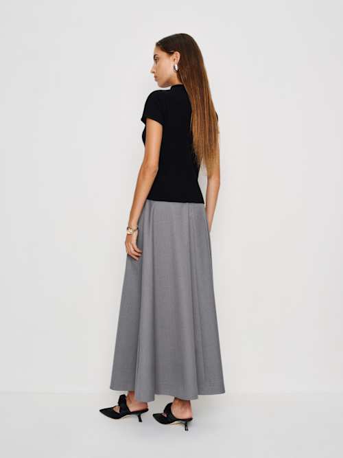 Reformation Harvest Thread Cashmere Mock Neck