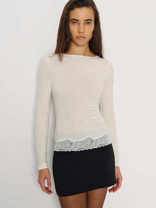 Reformation Hunter Knit Top