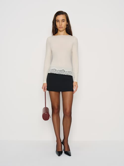 reformation Hunter Knit Top