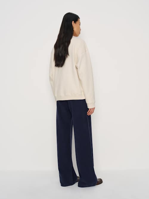 Reformation Jade Mock Neck Sweatshirt