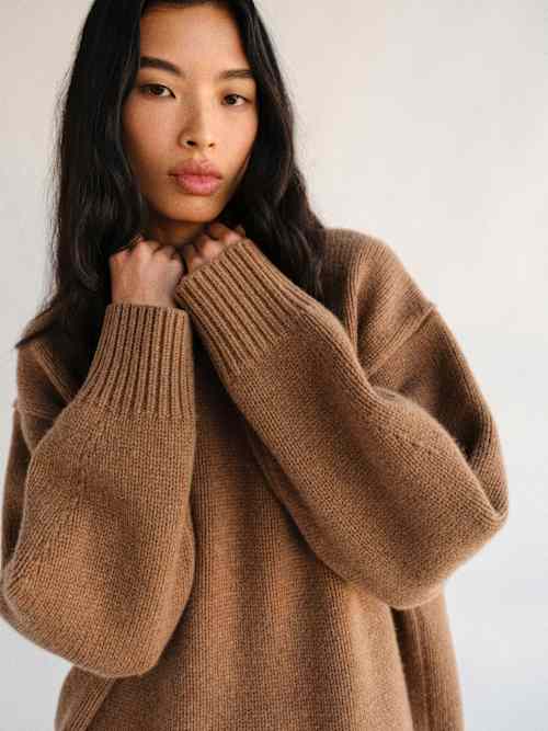 Reformation Jo Regenerative Wool Oversized Crew