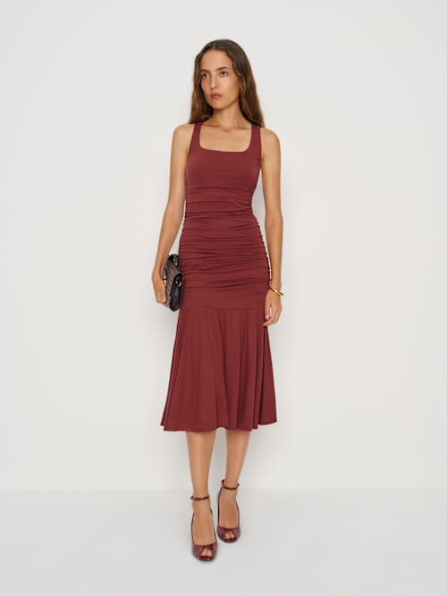 reformation Kayla Knit Dress Romance