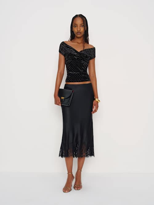 reformation Lauryn Knit Top