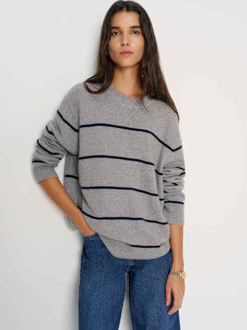 Reformation Mateo Unisex Cashmere Crew