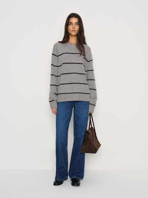 Reformation Mateo Unisex Cashmere Crew