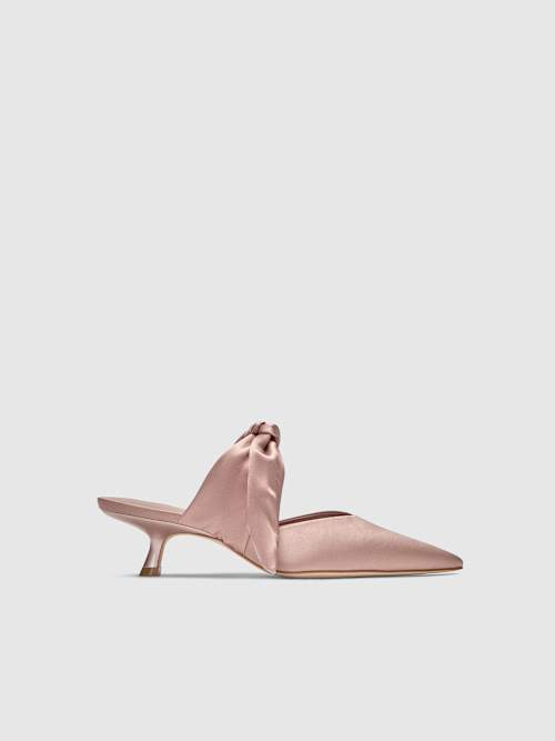 Reformation Milk Glass Heeled Mule