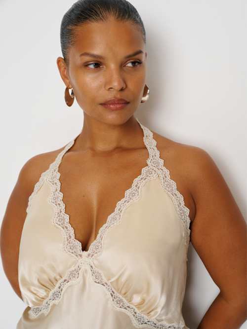 Reformation Monica Silk Top Es