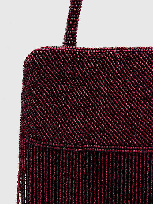 Reformation Valentina Mini Beaded Bag