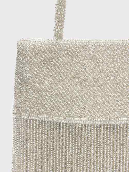 Reformation Valentina Mini Beaded Bag
