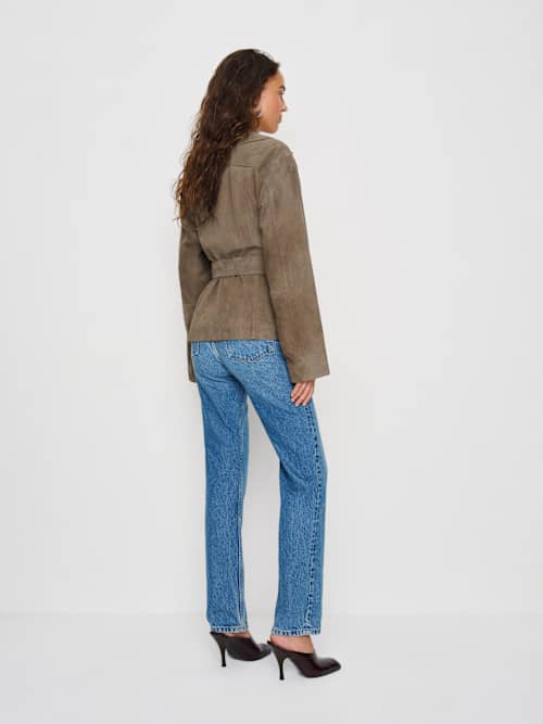 Reformation Veda Jaden Cropped Trench