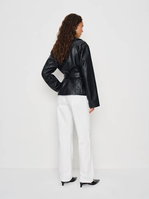 Reformation Veda Jaden Cropped Trench