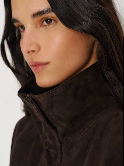 Reformation Veda Kendall Suede Jacket