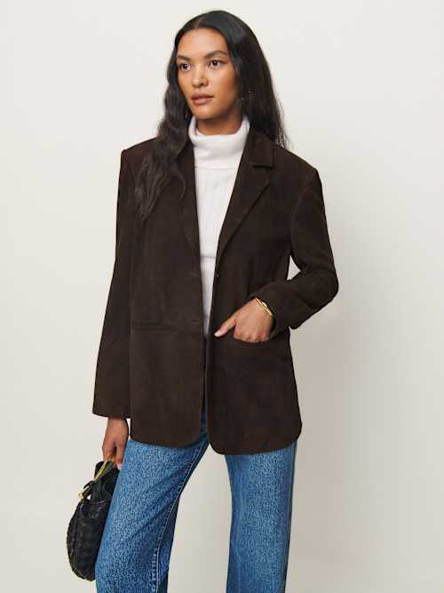 reformation Veda Leon Oversized Blazer