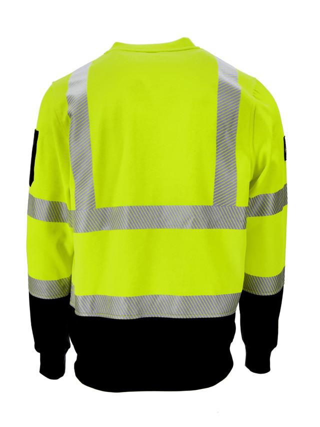 Refrigiwear HiVis Crewneck Sweatshirt With Reflective Tape