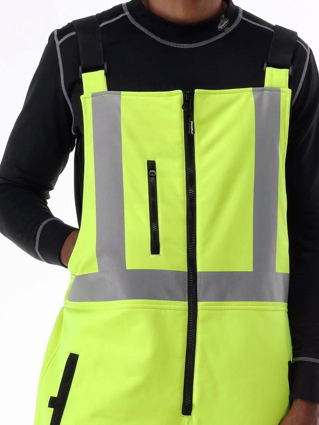 Refrigiwear HiVis Insulated Softshell High Bib Overalls