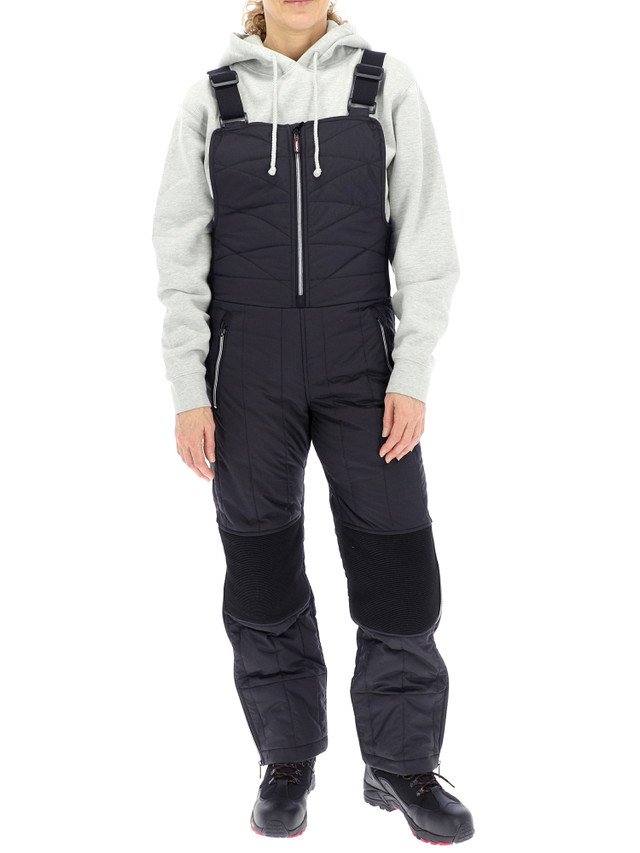 Refrigiwear Women's Diamond Quilted Bib Overalls
