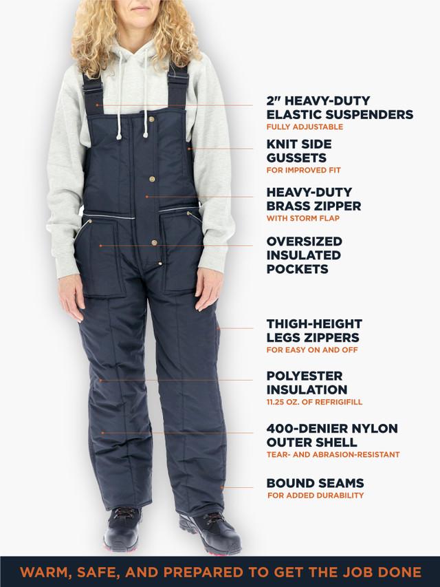 Refrigiwear Women's Iron-Tuff® Bib Overalls