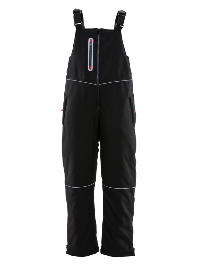 refrigiwear Women's Insulated Softshell Bib Overalls