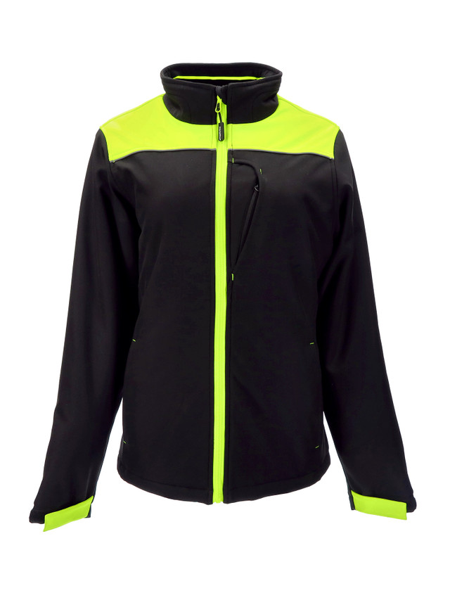 refrigiwear Women's Two-Tone HiVis Insulated Softshell Jacket