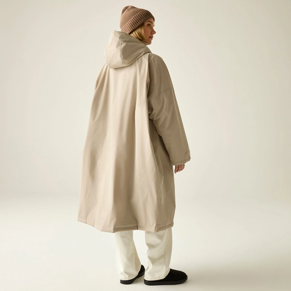 regatta Adult Waterproof Changing Robe | White Pepper Abstract Floral