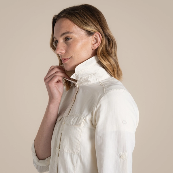 Regatta Craghoppers Women's NosiLife Adventure Long Sleeved Shirt III | Seasalt